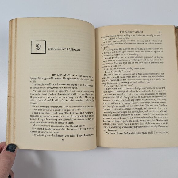 Rare Vintage Book Agent in Italy by S.K. Hardcover 1943, Printed in USA - Picture 11 of 12